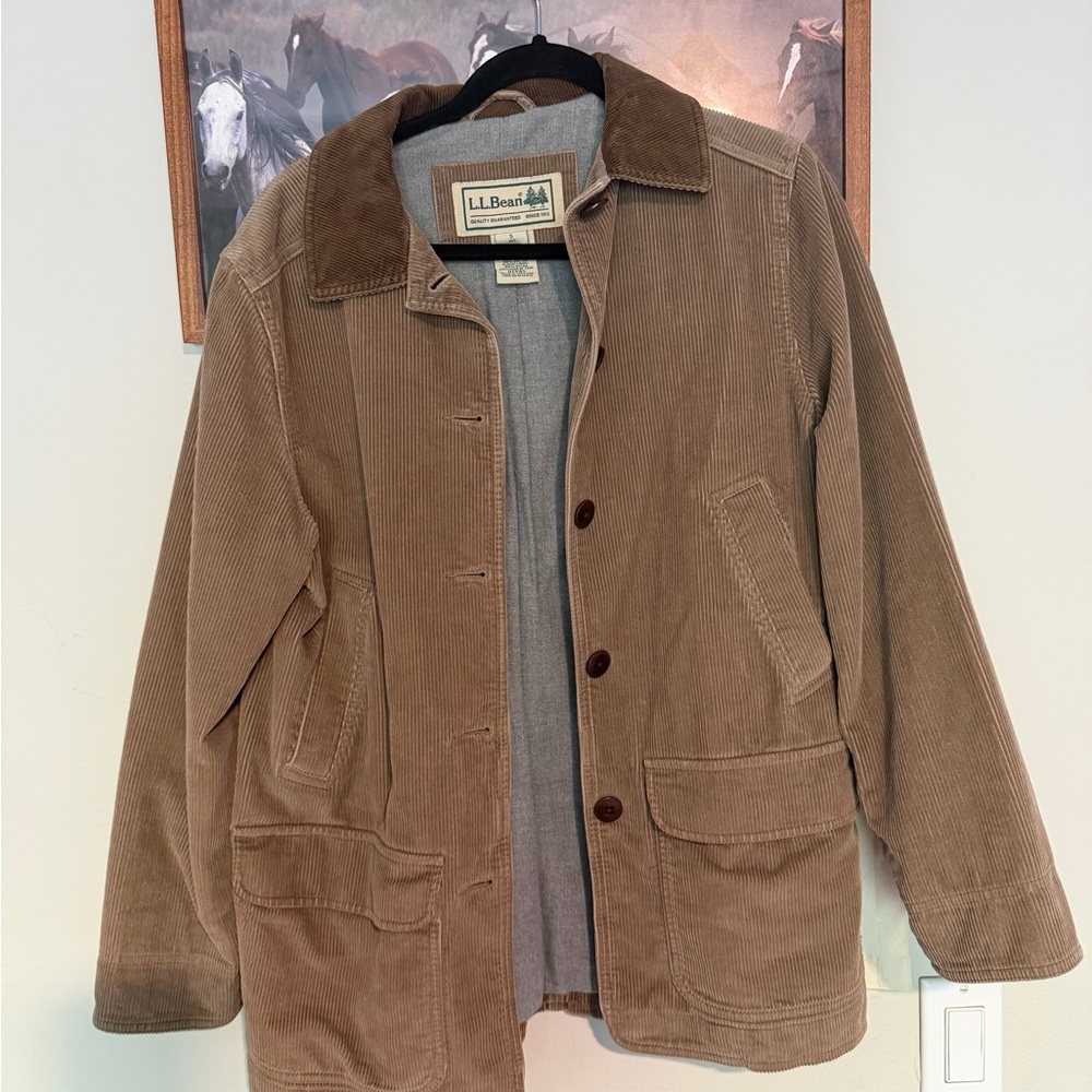 L.L. Bean Vintage Brown Corduroy Jacket